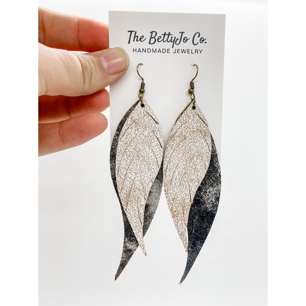 Women's The Betty Jo Co Layard Feather Earrings product image