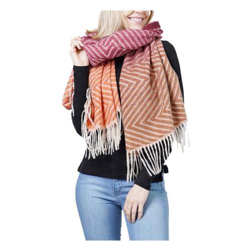 Women's Elegant Essence Ombre Tassel Scarf