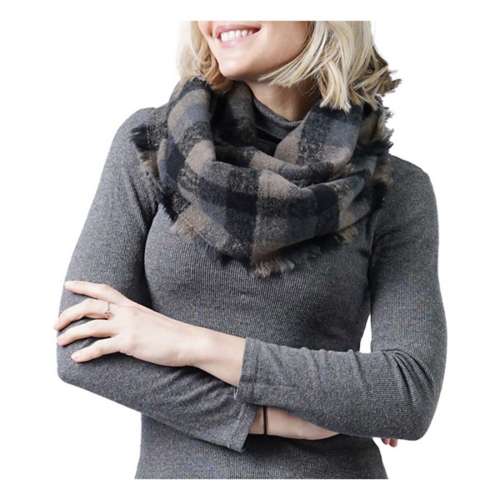 Women's Elegant Essence Plaid Infinity Scarf