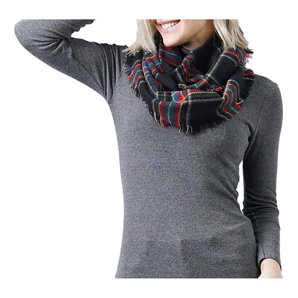 Women's Elegant Essence Plaid Infinity Scarf product image