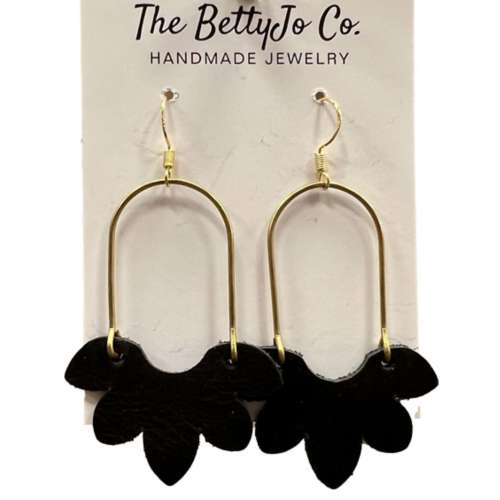 The BettyJo Co. Brass Arch Earrings