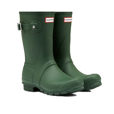 womens green rain boots