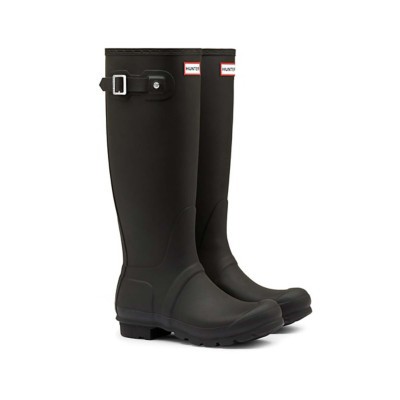 hunter logo rain boots