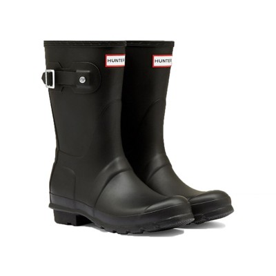 womens hunter original block heel chelsea yard snow wellingtons boots