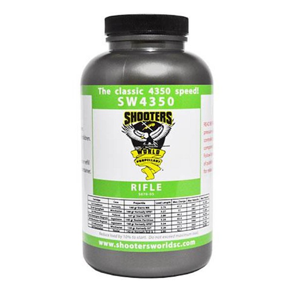 SHOOTERS WORLD SW4350 Rifle Propellant 1lb Canister