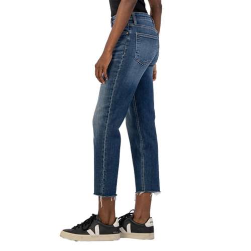 Women's KUT from the Kloth Rachael Fab Ab Raw Hem Relaxed Fit Mom Jeans