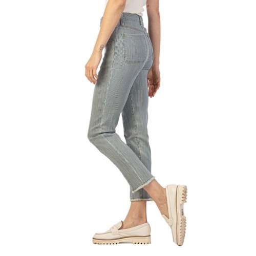 Women's KUT from the Kloth Reese Stripe Slim Fit Straight Jeans