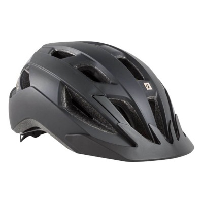 matte black bike helmet