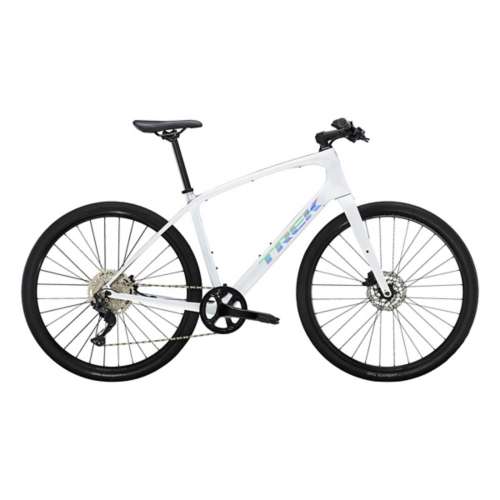 Trek 2023 FX Sport 4 Carbon Fiber Hybrid Bike Slocog Sneakers