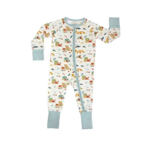 Baby Emerson and Friends Convertible Bamboo Zippy Pajamas