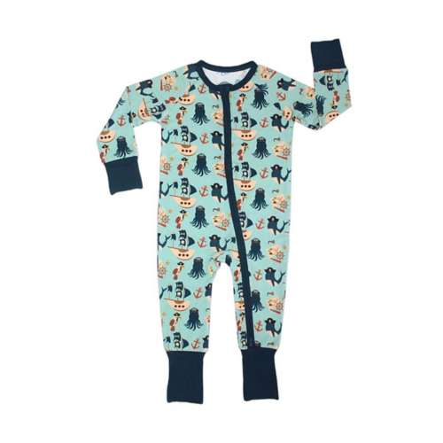 Baby Emerson and Friends Convertible Bamboo Zippy Pajamas