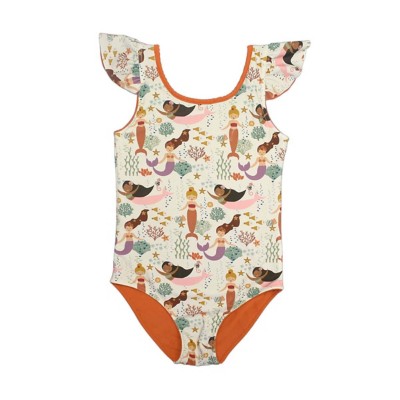 Toddler Girls' Emerson and Friends Reversible Ruffle One Piece Swimsuit