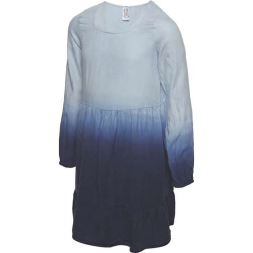 Girls' Erge Designs Faded Tencel Terry Long Sleeve  Petite dress