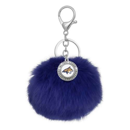 Spirit Gear Montana State Bobcats PomPom Keychain