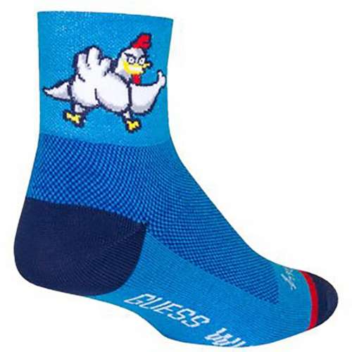 Adult SockGuy ChickenButt Quarter Cycling Socks