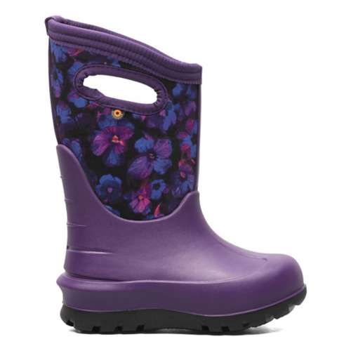 Big Kids BOGS Neo Classic Petal Insulated Winter Boots