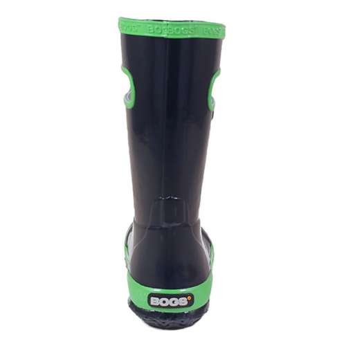 Big Kids' BOGS Navy Waterproof Insulated Rain Boots