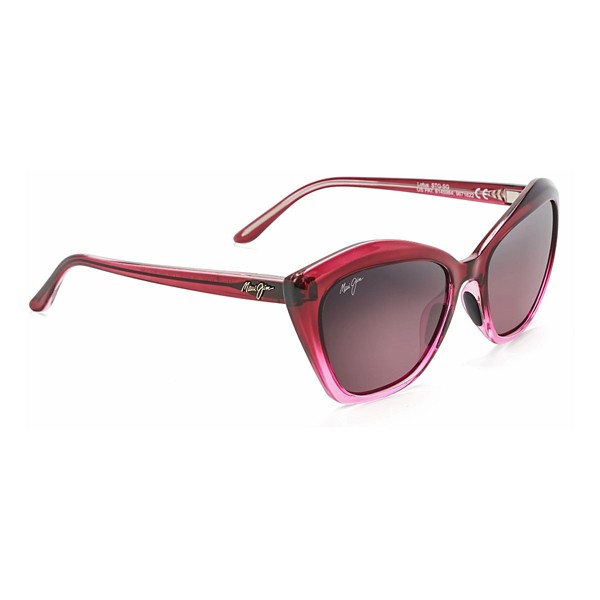 Photos - Sunglasses Women's Maui Jim Lotus Polarized  Raspberry Fade/Maui Rose Raspberry Fade/Maui Rose 60342906479