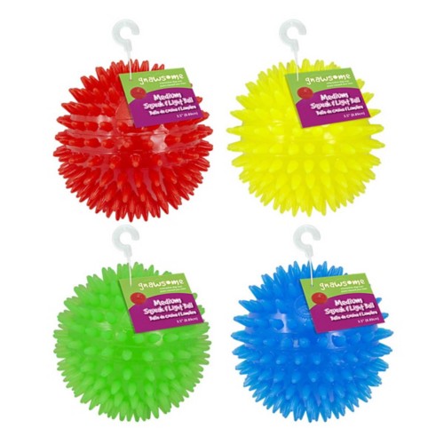 Gnawsome 3.5" Squeak & Light Ball