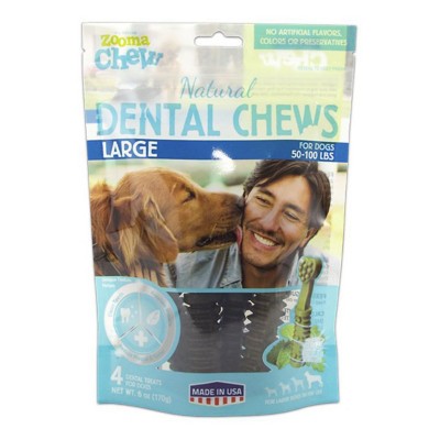 Zooma Chew Large Dental Dog Chews