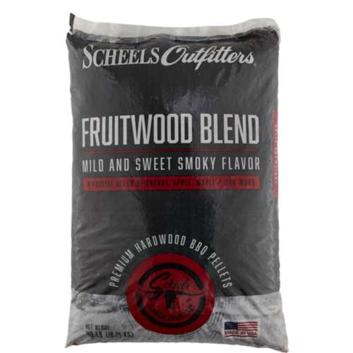 Scheels Outfitters Fruitwood Blend Premium Hardwood BBQ Pellets 40 lbs