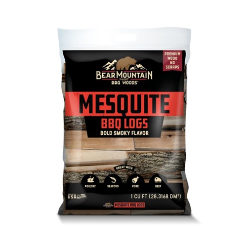 Bear Mountain Mesquite BBQ Logs - 1 Cu Ft - Primary Image