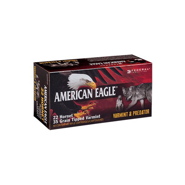 FEDERAL American Eagle 35gr Tipped Varmint, V&P 50bx Rifle Ammunition
