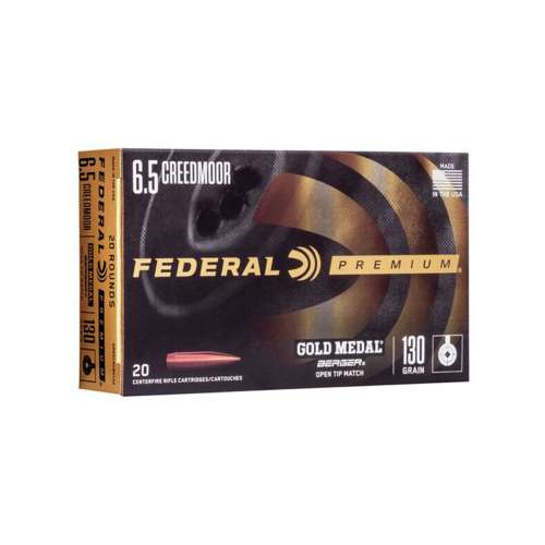 Federal Premium Gold Medal Berger Hybrid OTM Rifle Ammunition 20 Round Box