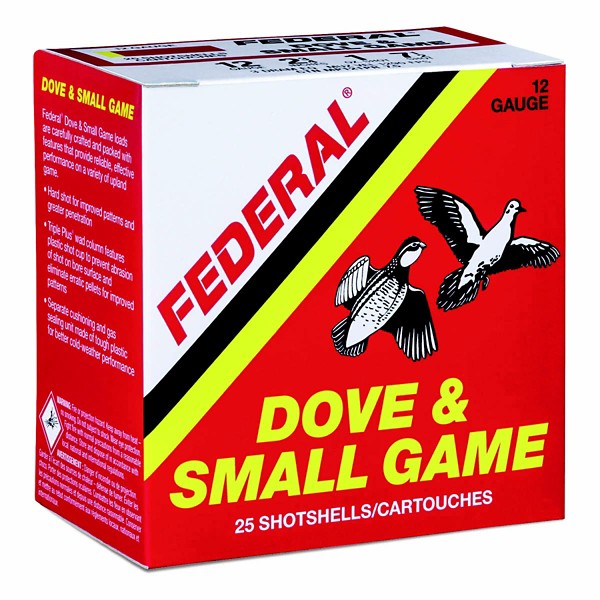 Federal Game Load 12ga 2-3/4" Dove and Small Game Shotshells - Federal