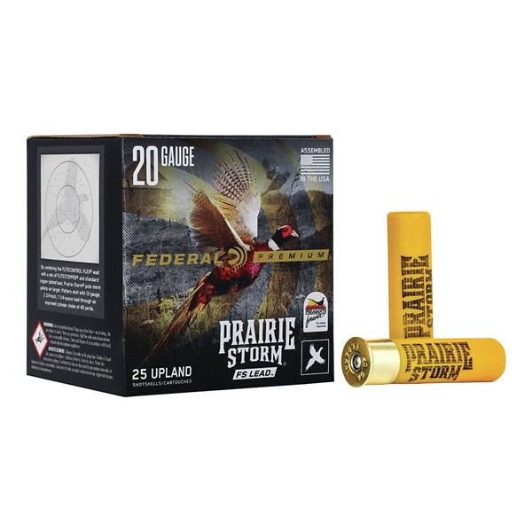 FEDERAL Premium Prairie Storm FS Lead 20 Gauge Shotshells