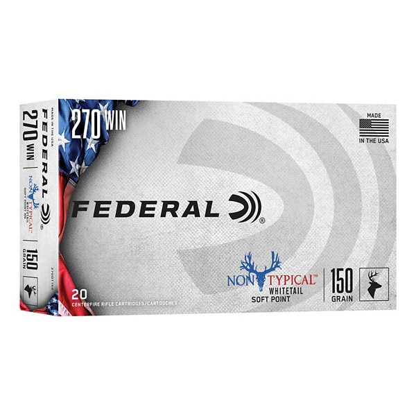 Federal Non Typical Whitetail Rifle Ammunition 20 Round Box product image