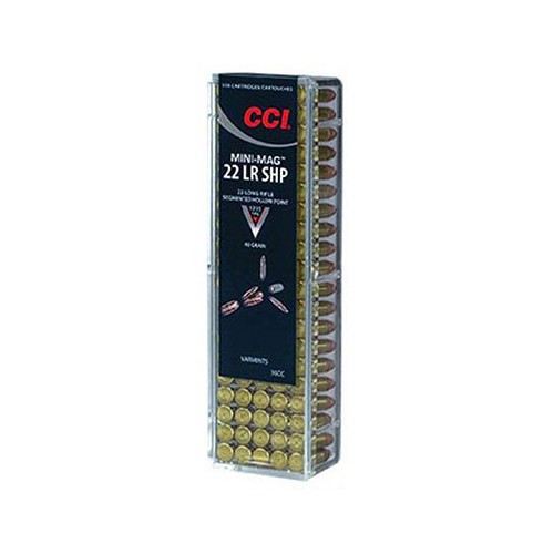 CCI 22 Lr Mini Mag 40 Gr Segmented HP 22 Long Rifle Rimfire Ammunition ...