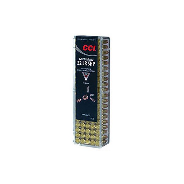 CCI 22 Lr Mini Mag 40 Gr Segmented HP Rimfire Ammunition