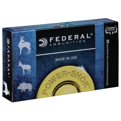 Federal Power Shok 6.5 Creedmoor Rifle Ammunition 20 Round Box