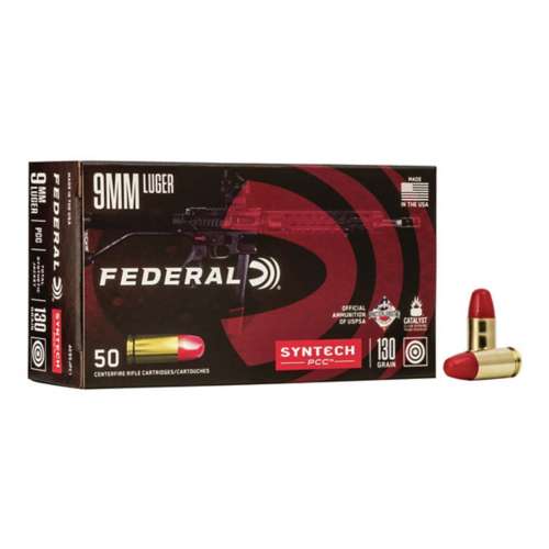 Federal Syntech Pistol Caliber Carbine TSJ Ammunition 50 Round Box