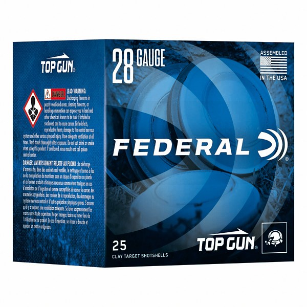 FEDERAL Top Gun Target Load Lead 28 Gauge Shotshells