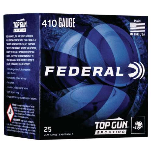 Federal Top Gun Target Load Lead .410 Gauge Shotshells