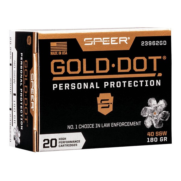 SPEER Gold Dot Personal Protection Handgun Ammunition