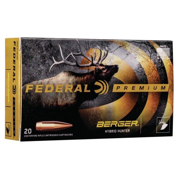 FEDERAL Gold Medal Berger Hybrid Hunter Rifle Ammunition