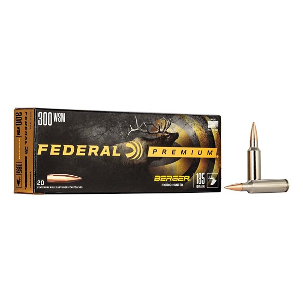 FEDERAL Premium Berger Hybrid Hunter Rifle Ammunition