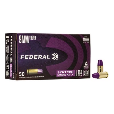 Federal Ammo 9mm 124gr Training Match TSJ 50bx | SCHEELS.com