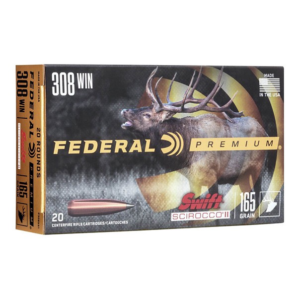 Federal Premium Swift Scirocco II Rifle Ammunition 20 Round Box product image