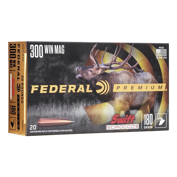 FEDERAL Swift Scirocco II Rifle Ammunition