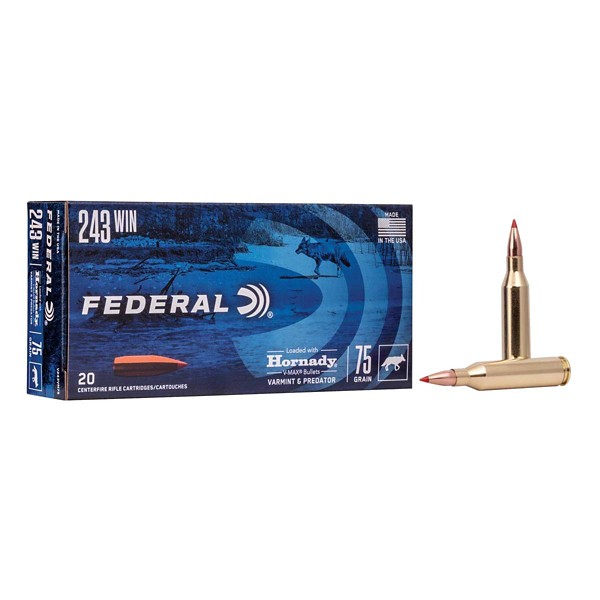 FEDERAL Varmint & Predator V-Max Rifle Ammunition