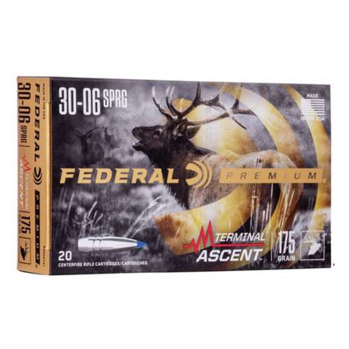 Federal Premium Terminal Ascent Rifle Ammunition 20 Round Box