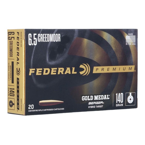 FEDERAL Gold Medal Berger Hybrid Target Rifle Ammunition