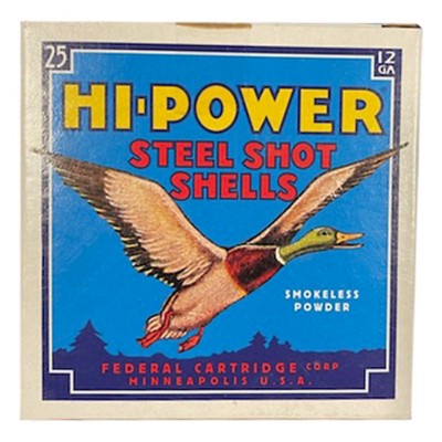 Federal Hi-Power Retro Waterfowl Steel Shot 12 Gauge Shotshells