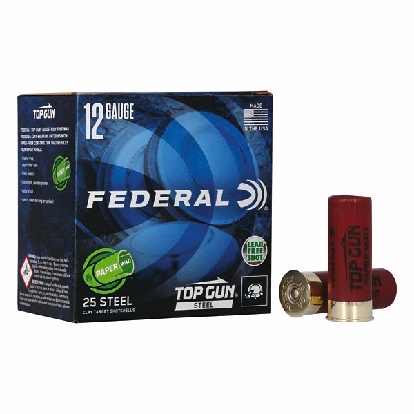 FEDERAL Top Gun Steel Paper Wad 12 Gauge Shotshells