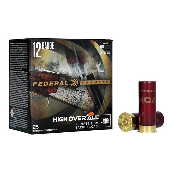 FEDERAL Premium High Over All Competition Target Load 12 Gauge Shotshells