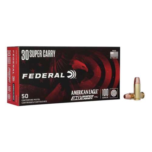 Federal American Eagle FMJ Pistol Ammunition 50 Round Box